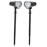 Solar Lawn Light Human Body Induction 160&deg Automatic Rotating Garden Light 22LED Wall Lamp V1294-YM0901-3119210097411