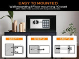 CARLA HOME Electronic Safe Box with Keypad Lock for Cash Locker V178-36517