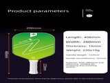 Purple Gradient Pickleball Paddle Set - Fiberglass Paddles with PP Honeycomb Core, 2 Paddles 4 Balls V888-ELOSUNG47272