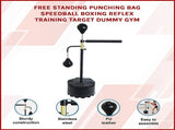 Free Standing Punching Bag Speedball Boxing Reflex Training Dummy V63-833281