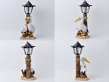Darzheoy Pelican Garden Statue with Solar Lantern Pelican Solar Light for Outside Decor Sculptures & V1189-WXFWAL-20260326-02373