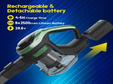 46Kpa Strong Suction, Lightweight Handheld Vacuum Cleaner, 2500mAh Removable Battery with Wall V1181-CT5P