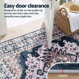 Artiss Floor Rug 200X290cm Large Washable Persian Area Rug Living Room Carpet FLR-4857-200X290-BL