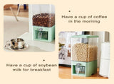 Cereal Dispenser Countertop 3.75LL Cereal Containers Storage Dispenser with Lid Plastic Candy Rice V1366-AZ2-W-26251
