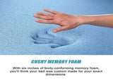 King Green Tea Memory Foam Mattress Cooling Comfort with CertiPUR-US Certified Foam V63-826561