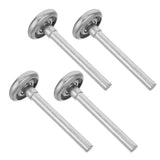 4Pcs Heavy Duty Garage Door Iron Pulley Rollers with Silent Smooth Sliding Bearings V1192-AZ-W-28023