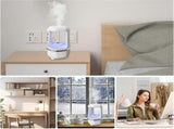 USB Air Humidifier for Bedroom, Small Travel Quiet Humidifier for Office Desk V1263-JX-3752