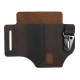 Handmade Leather Multitool Sheath, EDC Belt Pocket Organizer, Flashlight Holster, Storage Belt Waist V1370-AZ4-05825