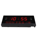 LED Wall Decorative Black Frame Elegant Style Hanging Holes Digital Display Electric Desk V1294-YM0715-3115220045113