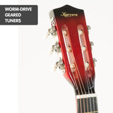 Karrera Childrens 34in Acoustic Guitar Kids - Red CC34-RD