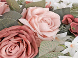 Artificial Floweration Artificial Rose Flower Wreath Door Threshold Home Wedding Party Wall V1294-YM0715-211101QY05-6