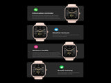 1.8inch Smart Watch IP68 BT5.3 for Android iOS with Heart Rate Monitoring Exercise Records V1263-JX-7347-1