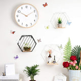 Non Ticking Silent Quartz Battery Operated Round Easy to Read Clock for Home/Office/School 12 Incn V1369-AZ3-W-03564