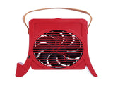 LED Humidification Fan Portable USB Charging Cooling Fan for Living Room Dinning RoomRed V1294-YM0901-3113210070211
