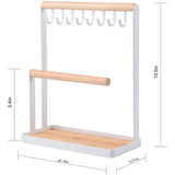 Wooden Jewelry Stand Multifunctional Jewelry Organizer Jewelry Display Stand V1294-YM0717-10065479