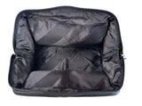 Pierre Cardin Mens Rustic Leather Toiletry Case Bag Travel - Black V563-PC-2803-BLACK