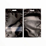 100 Resealable Mylar Black Stand Up Bags 53x32cm - Food Packaging Zip Pouch and Handle V238-SUPDZ-40117630795856