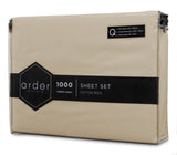 1000TC Cotton Rich SHEET SET - KING V441-SS4056STOKB