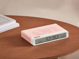 Lexon Flip Classic Reversible Alarm Clock PANTONE - Rose Pink V398-LD-LR157PT-LP