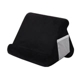 Black Soft Multi-Angle Tablet Pillow Stand - Comfy Reading & Viewing Holder for iPads, Books, V888-ELOSUNG27495
