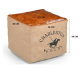 CHARLESTON POLO SQUARE OTTOMAN V742-M5996