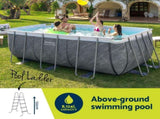 Bestway Swimming Pool 412x201x122cm Steel Frame Pool Set w/Pump Ladder BW-POOL-SQ-412-56728