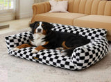 Pawz Pet Bed Plush Checkered Dog Bed Washable Cat Bed PT1370-XXXL-AU