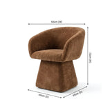 Interior Ave - Merlo Swivel Chair - Cinnamon V355-IA-OCC-MER-CNN