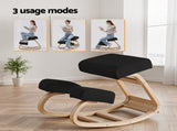 Artiss Kneeling Chair Ergonomic Posture Chair with Memory Foam Balance Stool for Home Office Gaming KCHAIR-G-01-BK