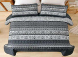Black Boho Majesty Bedspread Coverlet 3 Piece Set V745-AC081461Q13U