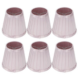 6pcs Lampshade Replacement for E14 Bulb Interface Wall Light Ceiling Light Cover Shade Pink Purple V1294-YM0901-3119200090511