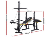 Everfit Weight Bench 14in1 Press Multi-Station Fitness Home Gym Equipment FIT-I-BENCH-YE-AB
