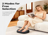 Relaxing Foot Massager with Premium Leather Shell and Breathable Fabric for Home Use, Soothing Feet V1341-ZY-XQTVXBZE-BLACK