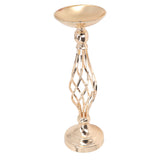 Table Candlestick Ornament Iron Twisted Curb Candle Holder Decorative Ornament Wedding Candlestick V1294-YM0710-3115230100011