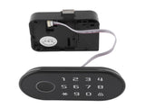 Fingerprint Cabinet Lock 3 Unlock Ways Keyless Smart Biometric Cabinet Password Lock Drawer Lock V1294-YM0901-3114240019411