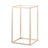 Wedding Flower Stand, 10PCS 40cm Column Flower Stand, Floral Stands with Acrylic Laminate, Gold V952-HLHJLFT10J40F3YRH001V0