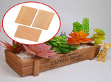 Ortofally 4pcs Rectangule Wooden Board Thicken Blank Unfinished Wood Cutout Smooth Cutting Plaque V1189-LWWAL-20260327-03306
