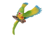 Parrot Wall Decoration Resin Vivid Flapping Hanging Parrot Statue Bird Ornament for Garden Patio V1294-YM0703-3111230091311