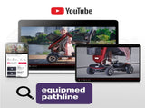 EQUIPMED Mobility Scooter For Elderly Motorized Electric Older Adults 4 Riding V219-AGCMSCEMQA3RD