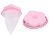 Washing Machine Filter Bag Floating Reusable Laundry Hair Mesh Remover for Pulsator Washer 10pcs V1294-YM0523-3117220079411