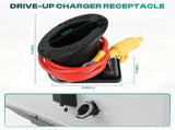 48V Club Car Charger Receptacle Plug for DS Modes, Golf Cart Charging Port with Cord and OEM V1259-DP01-A-5445