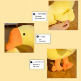 Japanese Anime Duck Plush Dolls Big Goose U Shaped Neck Pillow Cute Stuffed Animal Toy Travel Pillow V1294-YM0523-10321781