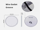 Interior Ave - 90cm Round Frameless LED Bathroom Mirror V355-IA-RWM-90