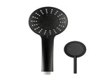 Cefito 4.5" Handheld Shower Head Round with Wall Bathroom Mixer SHOWER-A4-RO-BK-MIXER-RO