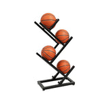 Ball Trolley Rack Display Stand For Basketball Football Storage Heavy Duty Rolling Organiser For V63-920731