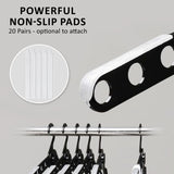 50X Plus Hanger Multiple Clothes Rack Organizer Foldable 10 Holes BLACK V274-GM-CLHANG-NS20-BK