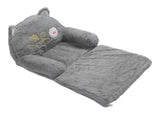 Kids Sofa for Baby Toddler Cute Cartoon Cat Convertible Armrest Chair Fold Out Couch Bed for Napping V1294-YM0901-3116230017311