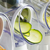 Rotary Grater Vegetable Cutter and Shredder white white V1237-ZY-203-3659