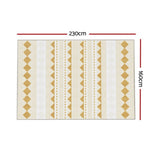 Artiss Rug 160x230cm Area Rug Washable Mat Large Carpet Soft Short Pile Ella FLR-BSM01-160X230-YE