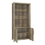 Display Shelf Book Case Stand Bookshelf Natural Wood like MDF in Oak Colour V43-BC-CELOAK